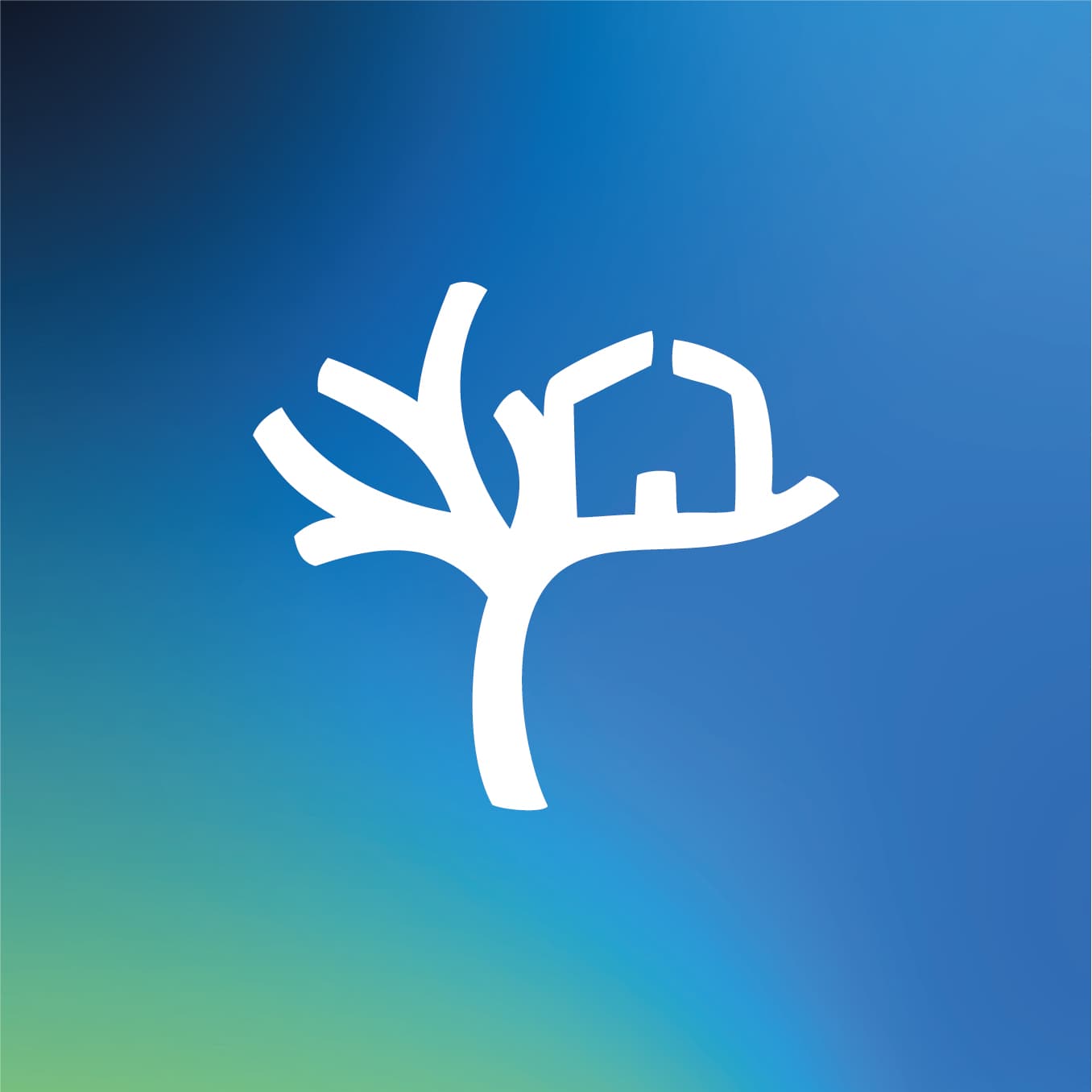 Providom Icon mit Baum und Haus